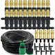 5M-30M Outdoor Misting Cooling System Garden Irrigation Watering 1/4'' Brass Atomizer Nozzles 4/7mm