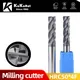 HRC50 Carbide End Mill 1 2 4 5 6 8 10 12mm 4Flutes Milling Cutter Cutting Iron Cutter CNC Maching