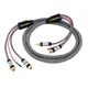 Black tape player RCA audio cable