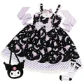 Kawaii Sanrio Star Gummy Lolita Dress Girl Dress Cartoon Personality Cute Kuromi Cinnamon Roll