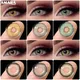 AMARA 1 Pair Colored Contact Lenses Natural Look Colorful Eyes Lenses Yearly Cosmetic Makeup Eye