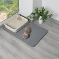 Waterproof EVA Double Layer Cat Litter Box Mat Non-slip Sand Pad Washable Bed Mat Clean Pad Matunder