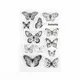 Retro Butterfly Silicone Transparent Stamp Scrapbooking Clear Stamps for DIY Decorativ Card Making