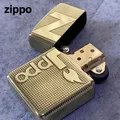 ZIPPO Armor Lighter Zippo Logo 4 Sides Fine Processing Gold Tank Collection in box