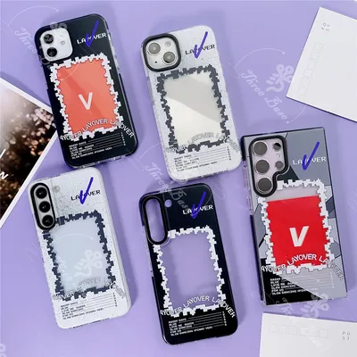 Phone case V LAYOVER TaeHyung For iphone 16 PRO 15 PRO MAX 6 7 8 SE2 8Plus XR XS MAX 12 Pro 11 Pro 13 Pro 13 Mini 14 Plus 14 Pro