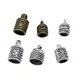 10pcs Tassel Leather Cord End Crimp Cap Beads Caps End Tip Caps For DIY Jewelry Making Supplies