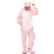 Adult Pig Kigurumi Women Men Cartoon Animal Cosplay Costume Winter Onesie Pajama Hooded Couple Funny