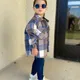 Fashion Baby Girl Boy Plaid Shirt Jacket Cotton Child Shirt Thick Wool Loose Outfit Winter Spring