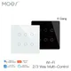 MOES New Smart WiFi 6 Gang Light Switch Smart Life/Tuya App 2/3 Way Muilti-Control Remote Control