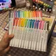 5/15/25 Colors Double Headed Highlighter Pen Set Fluorescent Drawing Markers Highlighters Pens Art