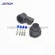 5 sets 4 pin tyco round HOWO A7 odometer speed sensor plug sealed female auto connector 1-967325-1