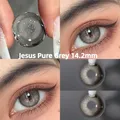 KSSEYE 2PCS Colored Eye Lenses With diopters Contact Lenses Grey Lenses High Quality Natural Pupils