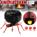 5 Blades Heat Powered Stove Fan Free-standing Fireplace Fan Log Wood Burner Quiet Home Fan Efficient