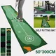 Golf Carpet Putting Mat Thick Smooth Practice Putting Rug For Indoor Home Office Golf Practice Grass
