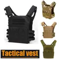 Military Tactical Vest Waterproof Outdoor Body Armor Lightweight Adjustable JPC Molle Plate Carrier