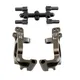 2pcs Metal 17.5 Degrees C-Hub Carrier Caster Block IFW474 for Kyosho MP9 MP10 1/8 RC Car Upgrade