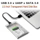 Harddisk Boxs USB 3.0 2.5 Inch HDD SSD Shell SATA Hdd Box Enclosure Hard Drive Disk Box Cable 5 Gbps