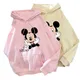 Disney Cartoon Print Sweatshirt Frauen Lustige Hip Hop Mickey Maus Druck Herbst Und Winter Mode