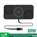 20W Wireless Charger Car Fast Charger Non Clip Pad For iPhone 14 13 12 11 Pro max Samsung Xiaomi