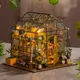 Baby House Kit Mini DIY Flower House Handmade 3D Puzzle Assembly Building Model Toys Home Bedroom