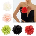 Romantische Rose Stoff Brosche Mode Blume Haarnadel für Damenmode Accessoires