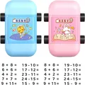 Math Stamp Roll 2 In 1 Multiplication Division Teaching Stamp for Kids Double-Head Roller Digital