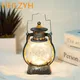 LED Light Christmas Decoration Halloween Retro Portable Lantern Vintage Electronic Candlestick Bar