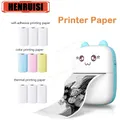 3 Rolls Mini Printer Paper Self-adhesive Thermal Papers HD Color Label Printers Wireless Bluetooth