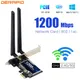 1200Mbps Wireless PCI-e Adapter 802.11ac Bluetooth 4.0 WiFi Wlan Card 2.4G/5GHz Desktop Wifi PCI