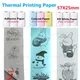 57mm Width HD Thermal Printing Paper Adhesive Papers Self-adhesive Stickers For Mini Portable