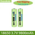 New 3.7V 18650 9800mAh Rechargeable Battery High Capacity Li-ion Rechargeable Battery For Flashlight