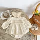 Spring Autumn New Infant Baby Girl Clothes Bodysuit Dress Summer Puff Sleeve Princess One Piece