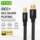 Yytcg hifi usb kabel hochwertige occ versilberung dac A-B C-B C-C digital ab audio typ a bis typ b