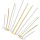 200pcs/Lot 20 30 40 50mm Flat Head/Ball Head/Eye Head Pins Metal Headpins For Jewelry Findings