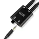 COOIDEA 2 Way 3.5mm Stereo Audio Switcher Bi-Directional Audio Switch Splitter Box 2 In 1 Out or 2