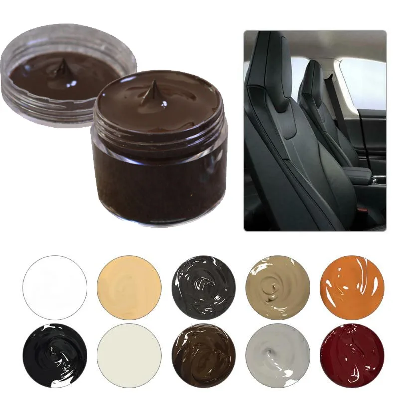 Auto pflege flüssiges Leder Reparatur satz Paste Autos itz Sofa Mantel Loch Kratzer Risse polieren Leder Haut reparieren Reparatur werkzeuge Image