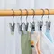 Clothing Store Wardrobe Acrylic Bra Scarf Socks Clips Steel Clothes Hanger Hook Clothing Store