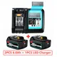 Neu mit lcd ladegerät wiederauf ladbarer akku 18 v 6000mah lithium ion für makita 18 v batterie 6ah