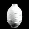 Künstler 3D Lip Topfpflanzen Weiße Keramik Vase Trockenen Blume Einsatz Künstler Residenz Dekorative