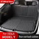 YZ for Tesla Model Y Rear Seats Back Protector Anti-Kick Mats TPE Seat Cover 3D Trunk Mats Foot Mat