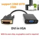 Full HD 1080P DVI-D DVI To VGA Adapter Video Cable Converter 24+1 25Pin to 15Pin Cable Converter for