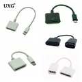 Dock 30-Pin Female to USB-C USB 3.1 Micro USB 8pin Type C Male Short Charging 0.1m Cable For Huawei