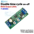 7-30V Adjustable Cycle Timer Dual MOS Trigger Cycle Timer Delay Switch Circuit Board Delay Relay