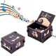 The Nightmare Before Christmas Music Box Vintage Laser Engraved Wooden Hand Crank Music Box Birthday