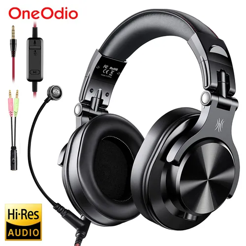 Oneodio a71 Gaming Headset Studio DJ Kopfhörer Stereo über Ohr Kabel Kopfhörer Hi-Res mit Mikrofon
