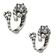 Wilder Tiger Ring für Männer Frauen Vintage Silber Farbe Tier Stil Einfache Trendy Schmuck Geschenk