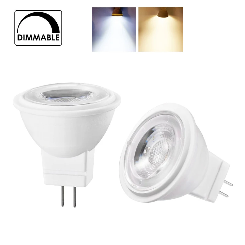 Dimmbare MR11-LED-Strahlerlampe, 3 W, GU4, 2835, SMD, 110 V, 220 V, 12 V-24 V, ersetzt 30 W, Halogen, kalt, warm, neutral, weiße Lampe, Energie sparen