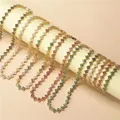 HECHENG High Quality Brass Luxury Flower Jewelry Set for Women Necklace Bracelet Jewelry Gift