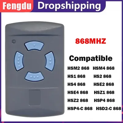 Remote Control 868 MHz Compatible With HSM2,HSM4 HSE2 HSE4 868 Garage Door Wireless Remote Command Opener