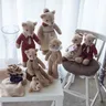 35CM Roman Holiday Series Plush Doll Bear Toys Can Get Dressed and Undressed Clothes Bear Doll
